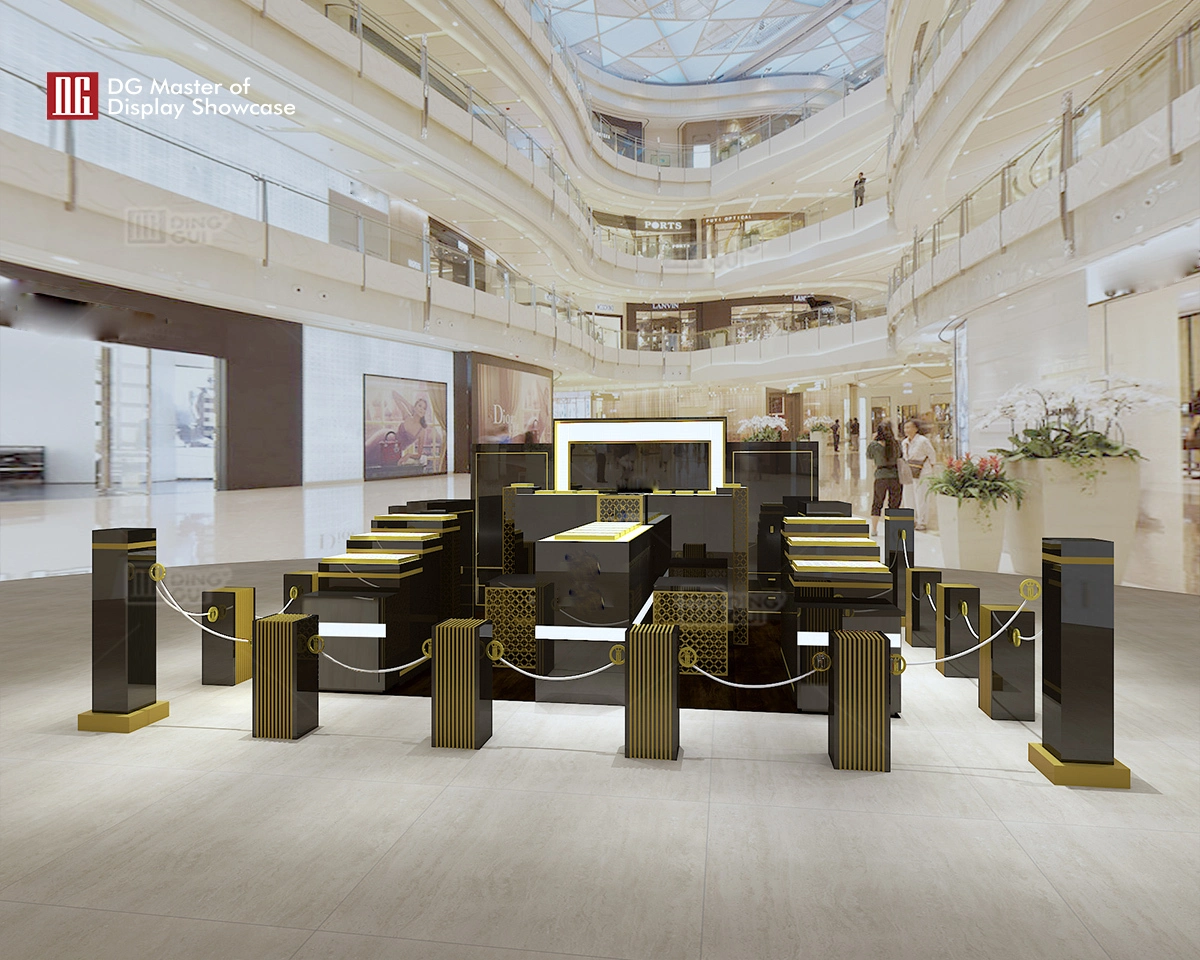 DG Showcase customized luxury perfume display cabinet odm/oem free design support 1