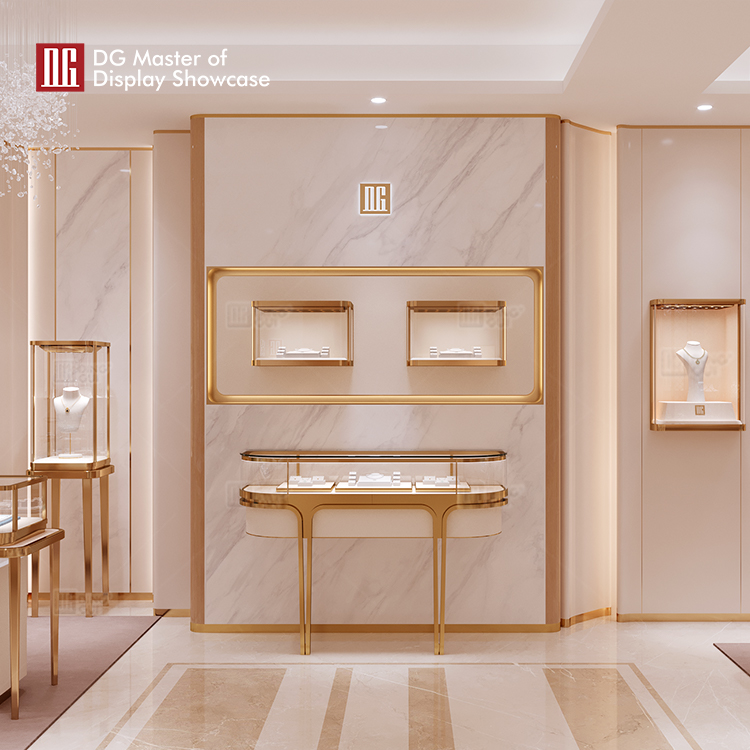 Custom black showcase cabinet supplier Manufacturer | DG Display Showcase 6