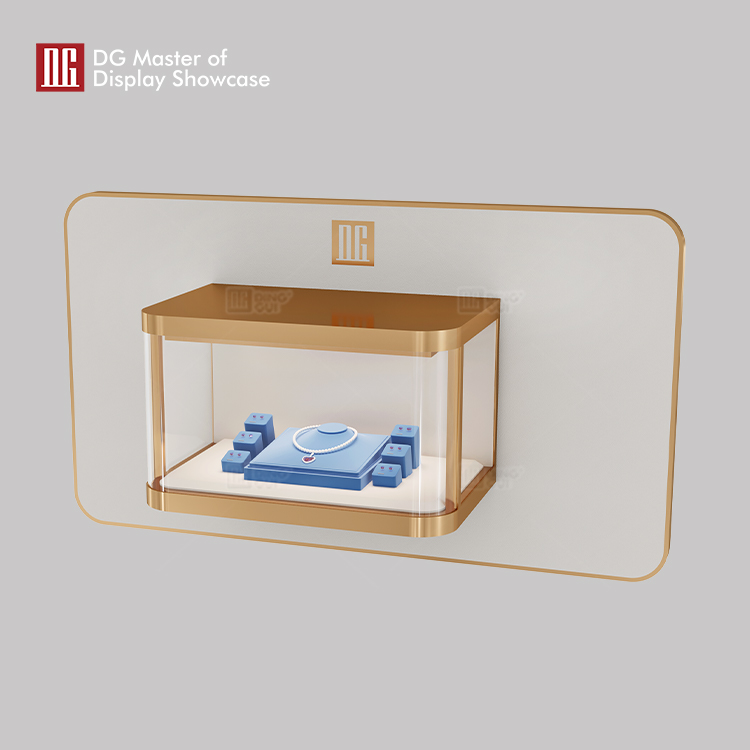 Custom black showcase cabinet supplier Manufacturer | DG Display Showcase 8