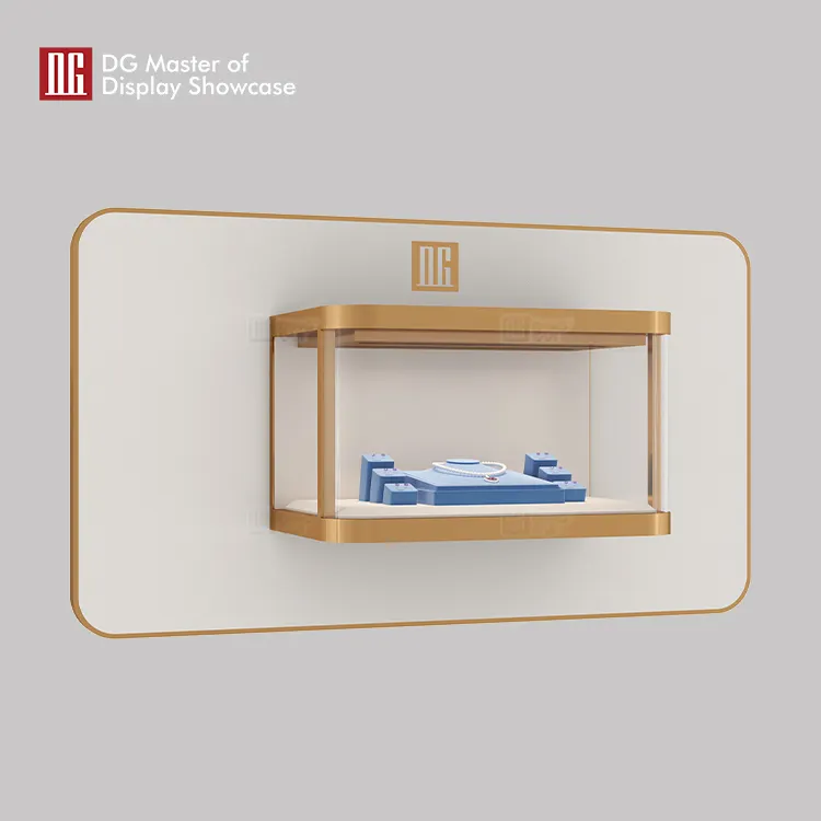 Custom black showcase cabinet supplier Manufacturer | DG Display Showcase 2