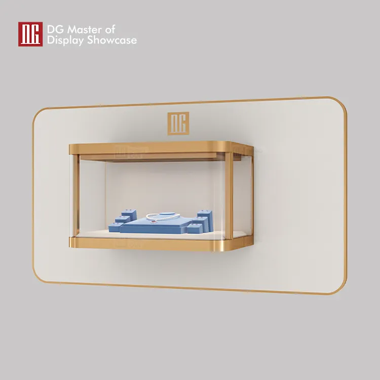 Custom black showcase cabinet supplier Manufacturer | DG Display Showcase 3