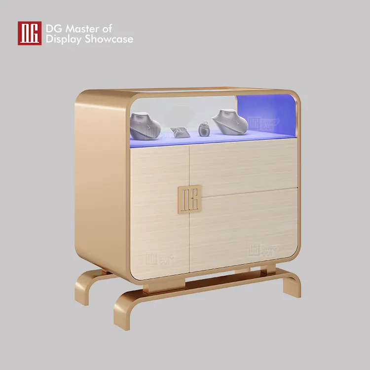 high end front locking glass display cases wholesale | DG Display Showcase 2