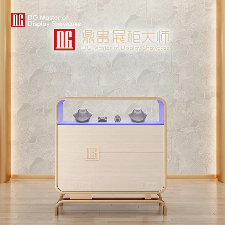 high end front locking glass display cases wholesale | DG Display Showcase 5