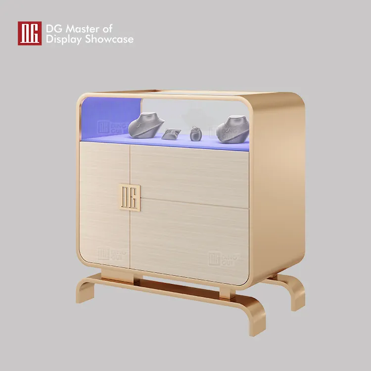 high end front locking glass display cases wholesale | DG Display Showcase 3