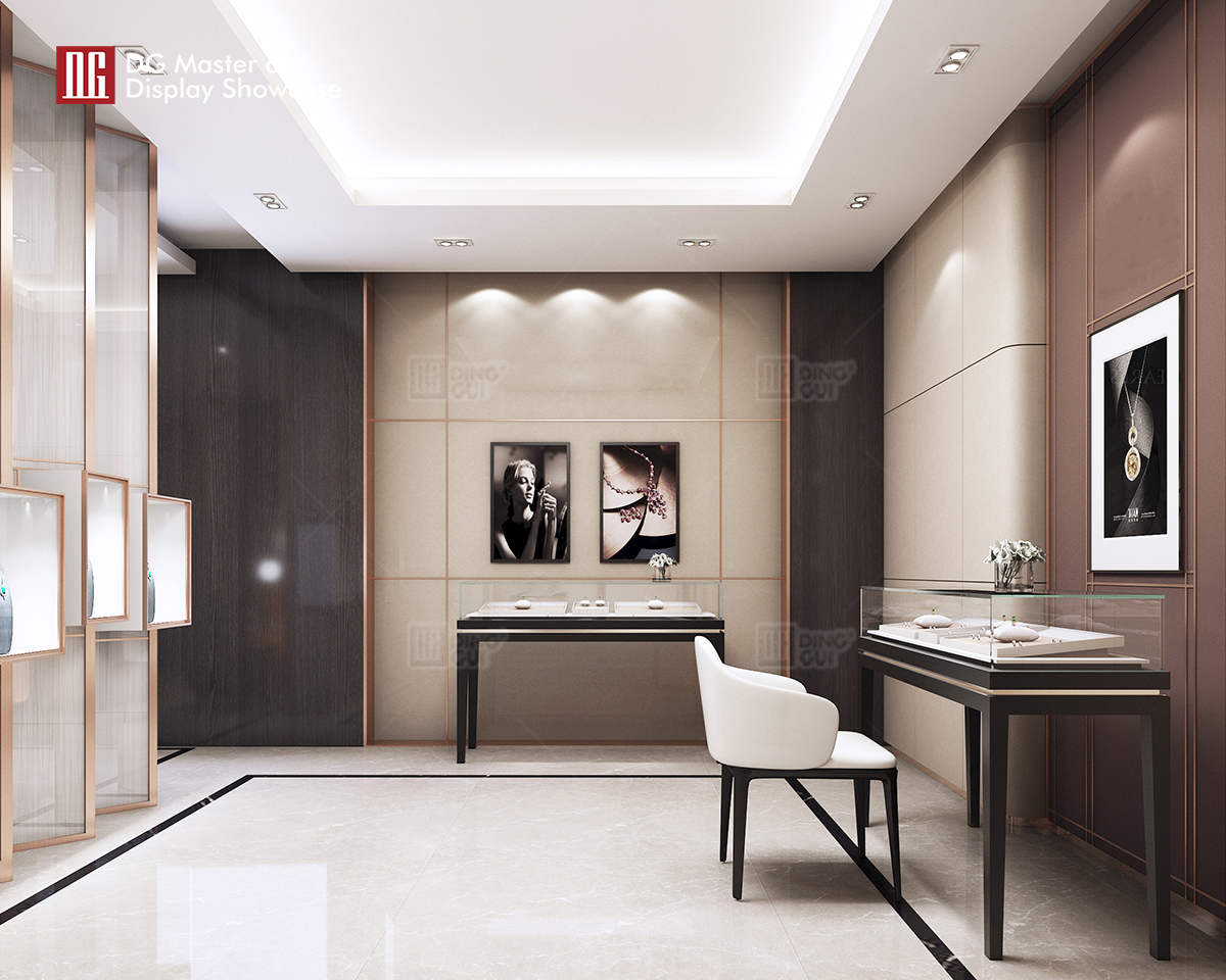 Mga Manufacturer ng Lakas ng Showcase ng Display ng DG Showcase ng Custom Jewelry Watch Display 9