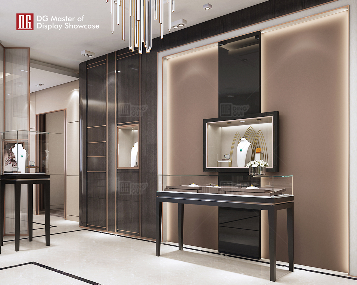 Mga Manufacturer ng Lakas ng Showcase ng Display ng DG Showcase ng Custom Jewelry Watch Display 8