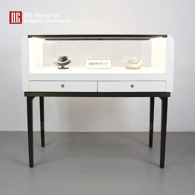 Stylish Jewelry Showcase with Intelligent Lighting and Electronic Lock 2