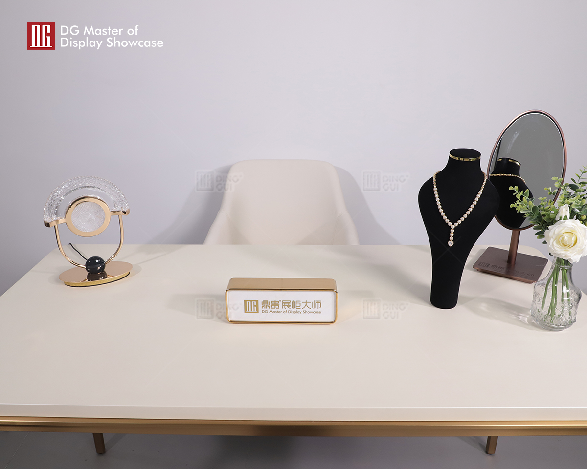 DG Showcase High end Alahas Display Karanasan Tindahan ng Mesa Dekorasyon ng Muwebles1 10