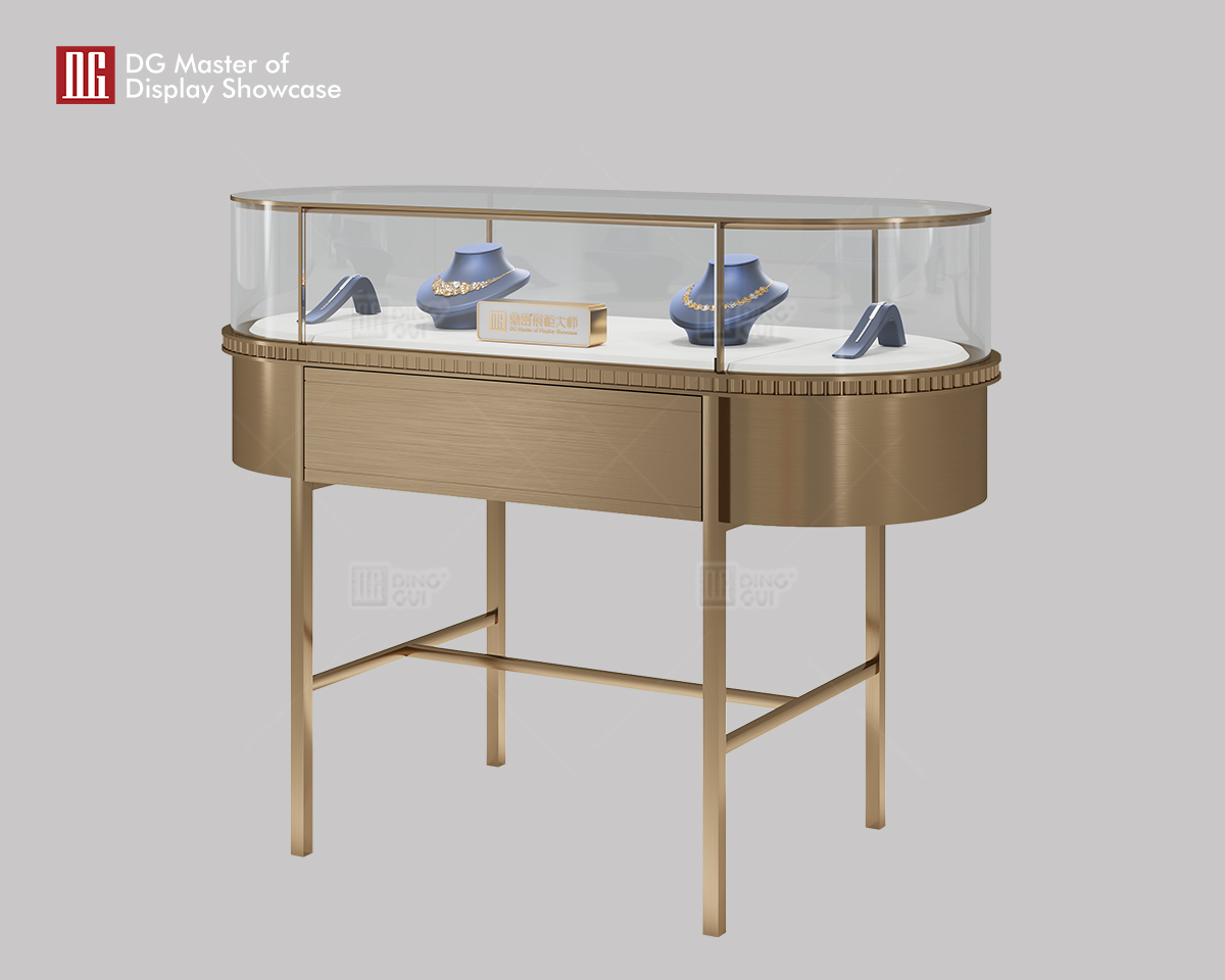 DG Showcase Luxury Jewelry Watch Showcase Display Stainless steel Unique Cabinets 8