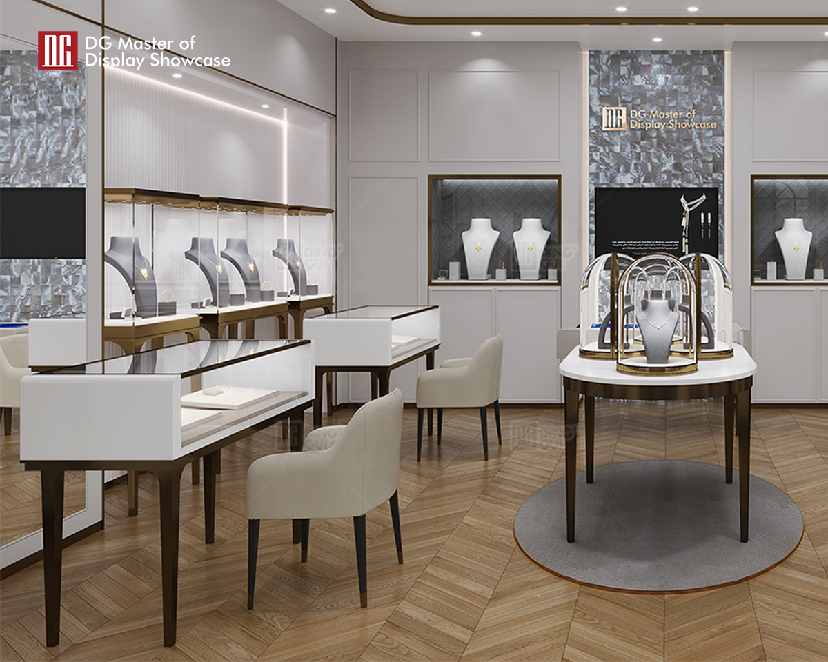DG Showcase Seneste ankomst Smykkeur Borddisplay Elegant Skab 8