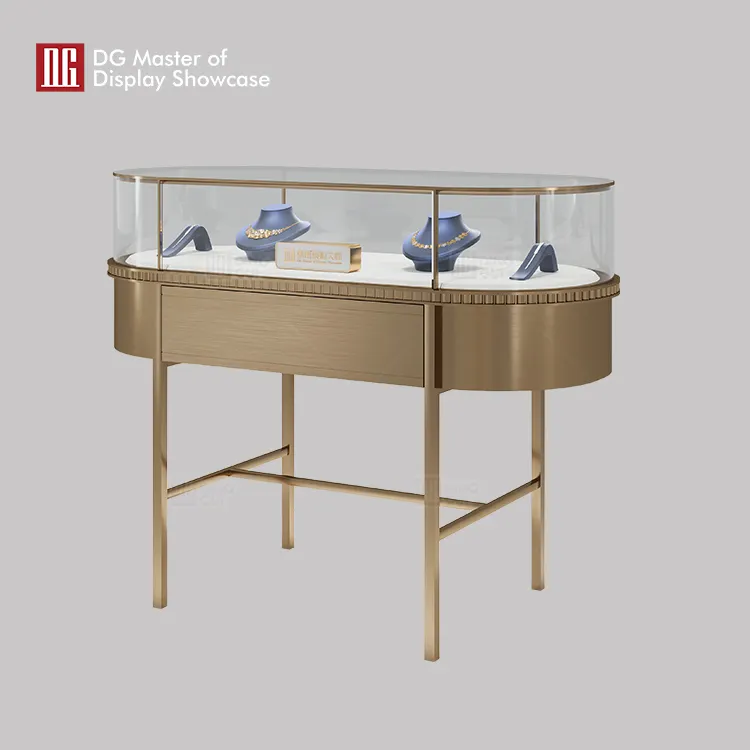 custom front opening glass showcase supplier | DG Display Showcase 3