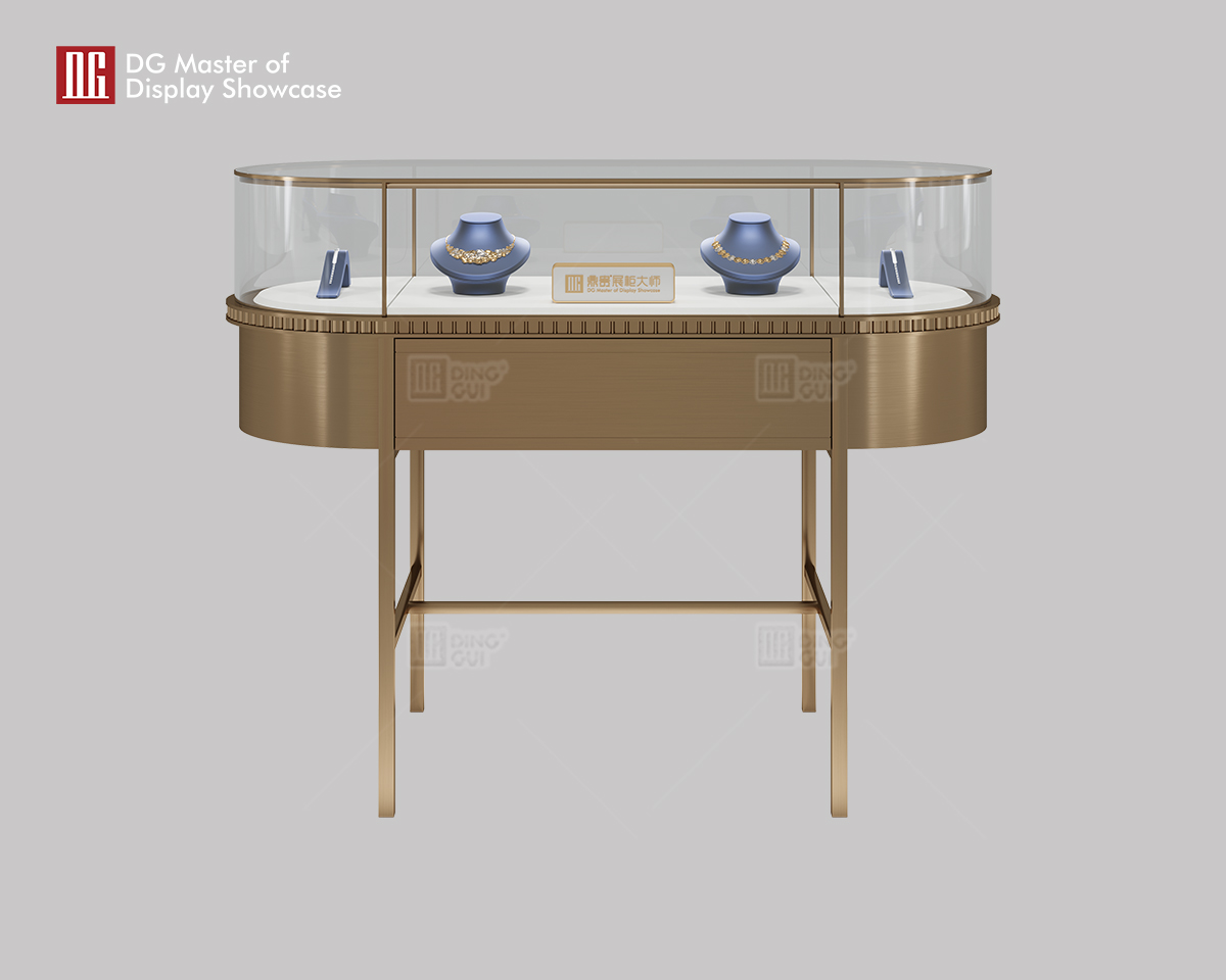 DG Showcase Luxury Jewelry Watch Showcase Display Stainless steel Unique Cabinets 6