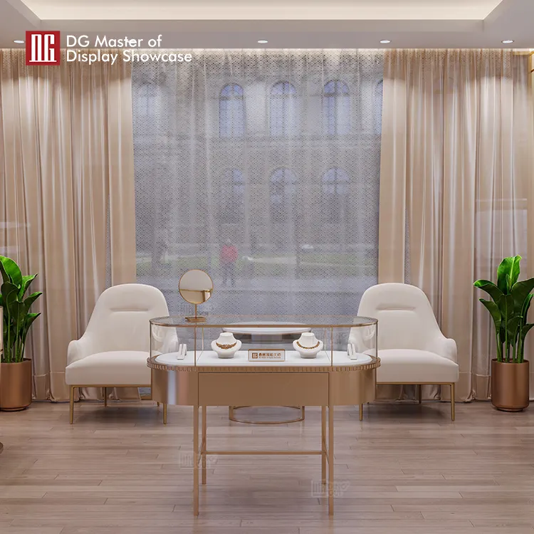 custom front opening glass showcase supplier | DG Display Showcase 5