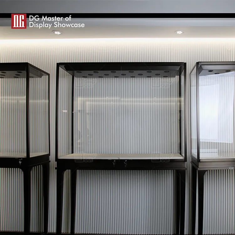 Custom upright display cabinet supplier Manufacturer | DG Display Showcase 4