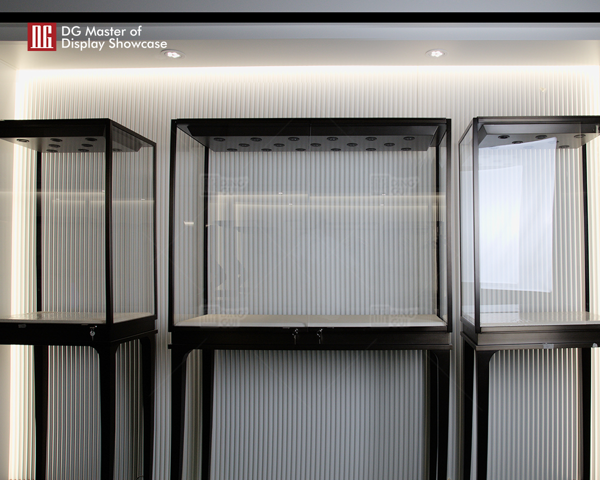 Custom upright display cabinet supplier Manufacturer | DG Display Showcase 9