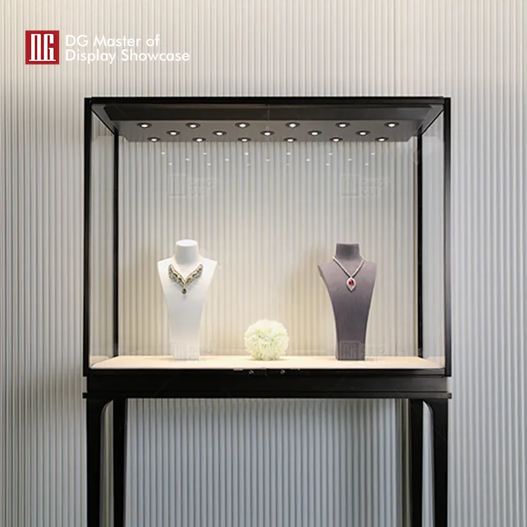 Custom upright display cabinet supplier Manufacturer | DG Display Showcase 3