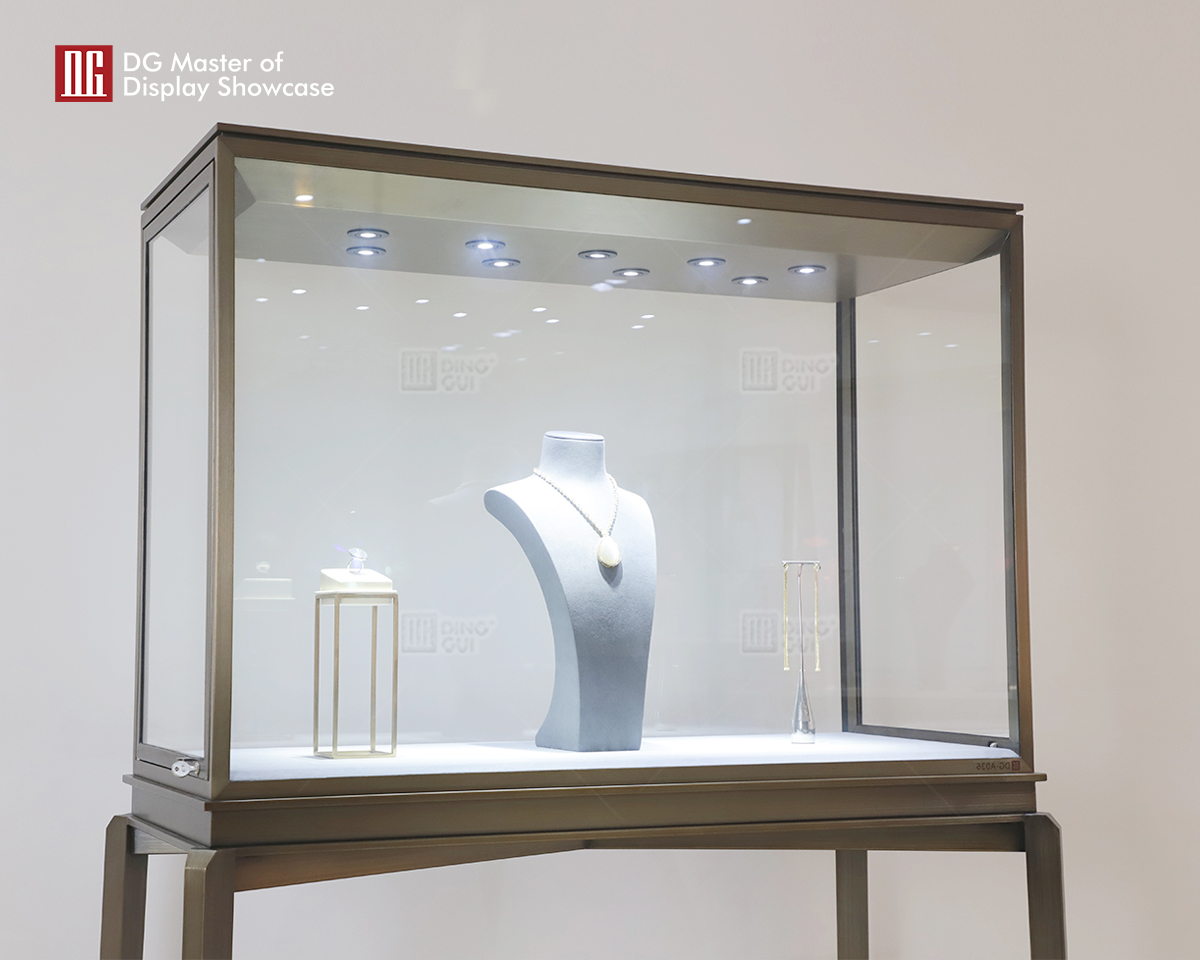 DG Showcase Hot Sell Custom Jewelry Watch Shop Display Showcase til luksusindkøbscenter 9