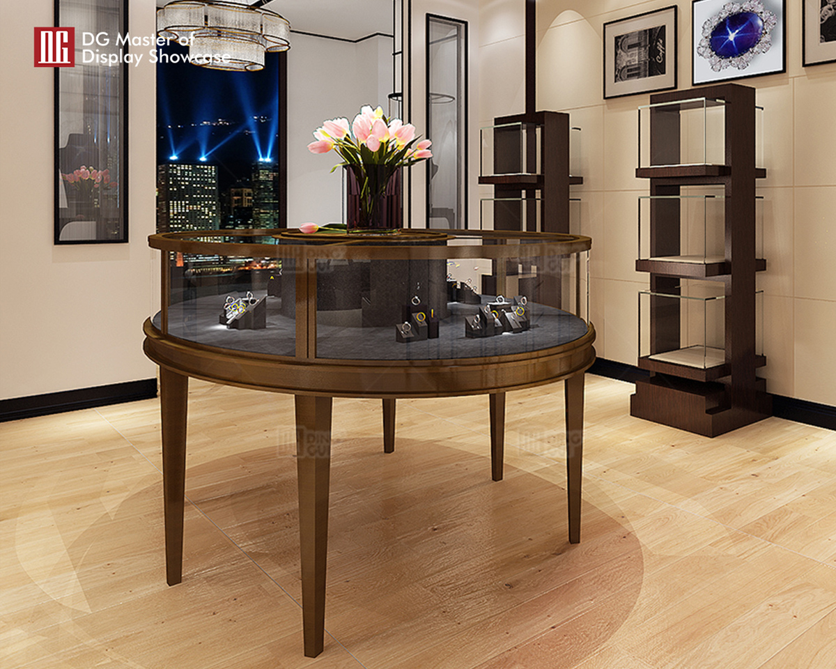 DG Showcase Customized Luxury Jewelry Watch Display Showcase Professional Cabinet Manufacture 8