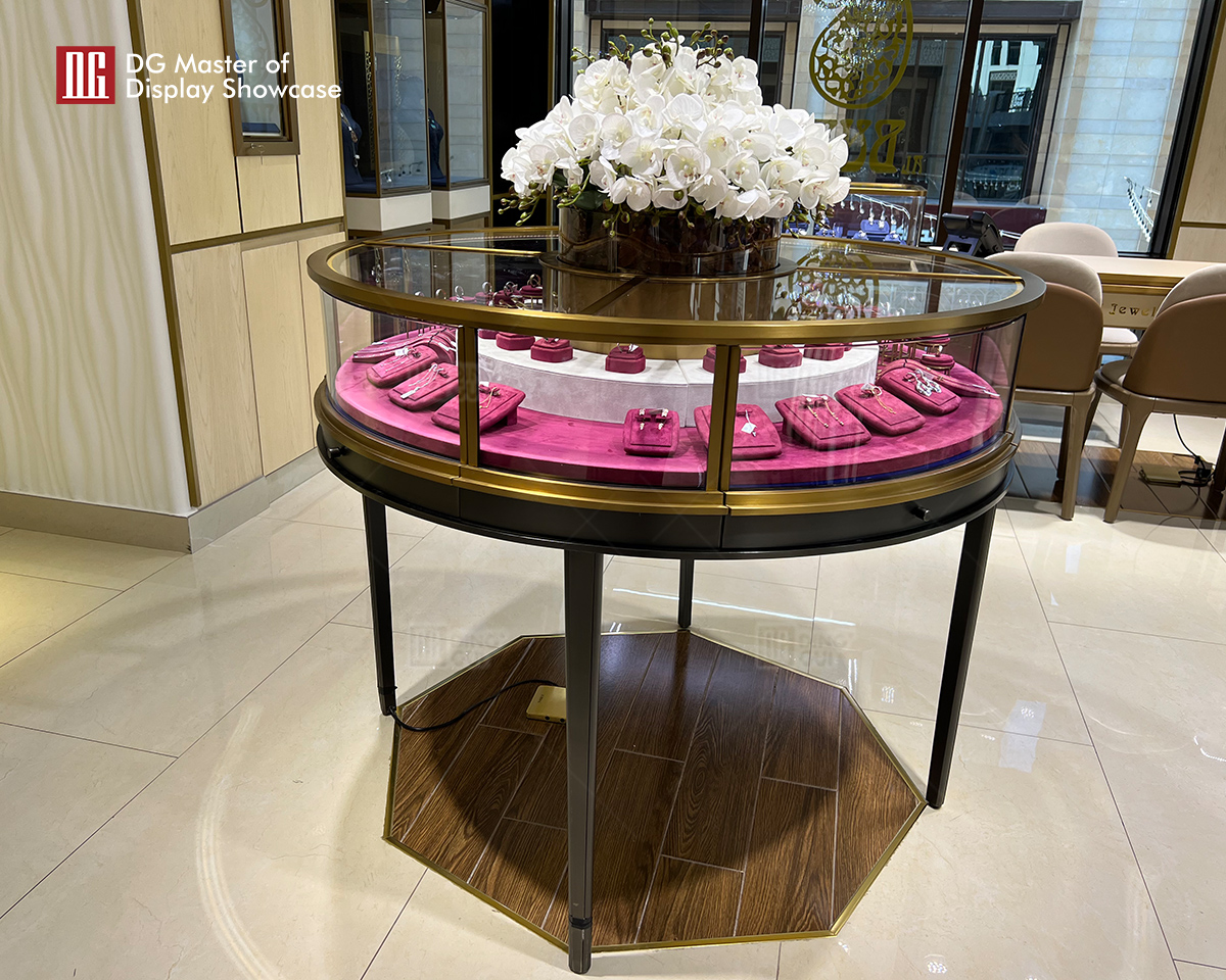 DG Showcase Customized Luxury Jewelry Watch Display Showcase Professional Cabinet Manufacture 10