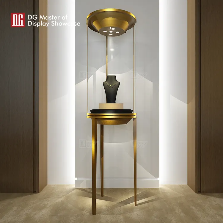 Upright Glass Display Cabinet: High-End Luxury Showcase 2