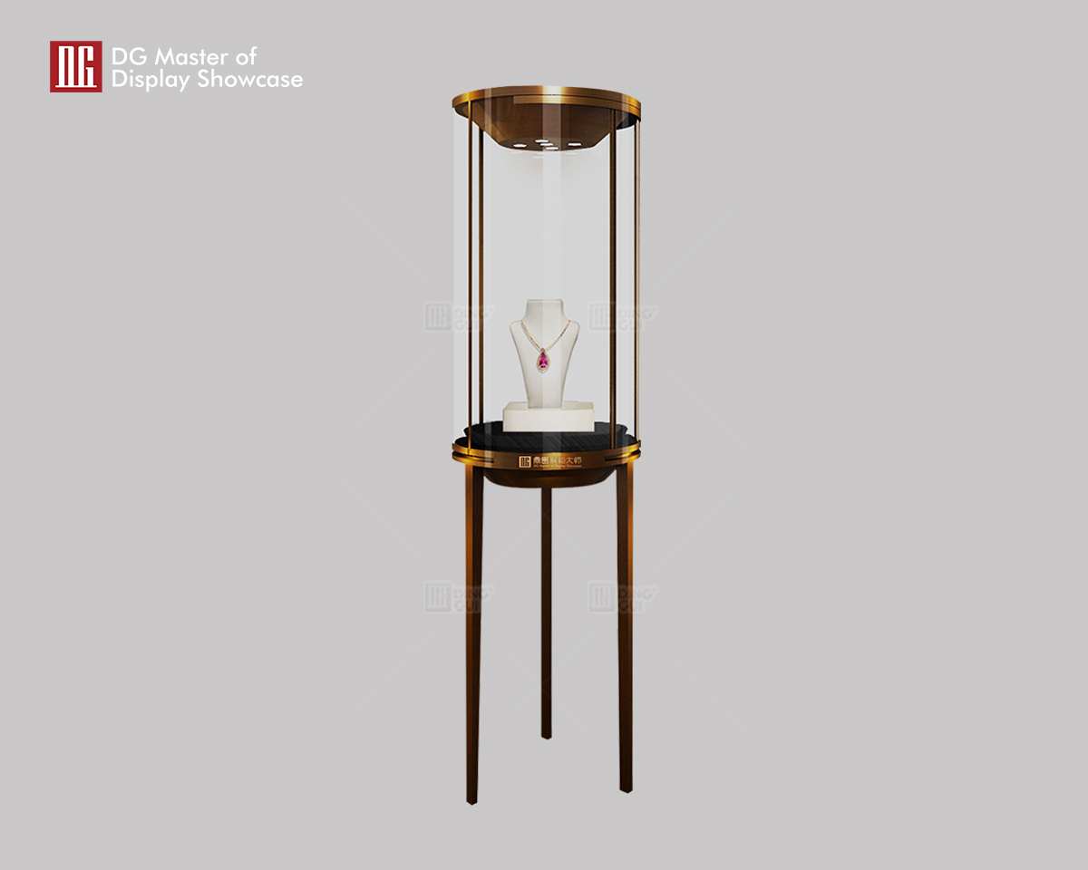 DG Showcase Custom Luxury Jewelry Watch Display Cabinets Factory Production 6