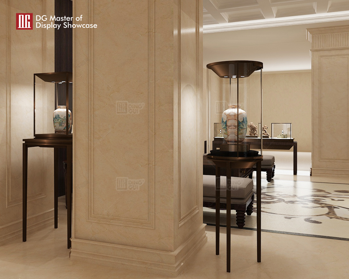 DG Showcase Custom Luxury Jewelry Watch Display Cabinets Factory Production 9