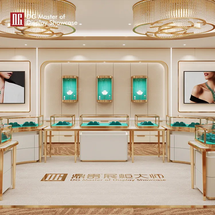 DG Semi-Circular Hanging Jewelry & Watch Display Cabinet: Space-Saving & Elegant 2