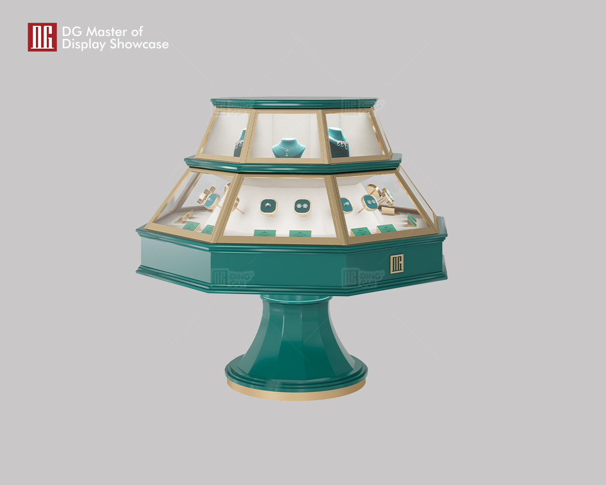 DG Showcase Unique Design Luxury Jewelry Watch Display Showcase Custom Cabinet Decoration 7