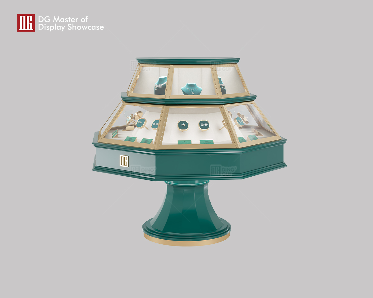 DG Showcase Unique Design Luxury Jewelry Watch Display Showcase Custom Cabinet Decoration 8