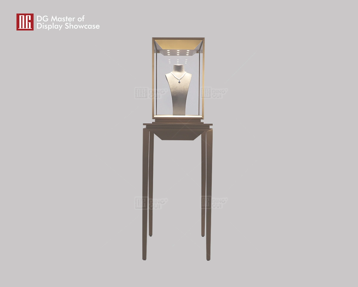 DG Showcase High End Jewelry Watch Showcase Display Factory Direct Sales Stainless Steel Cabinets 1
