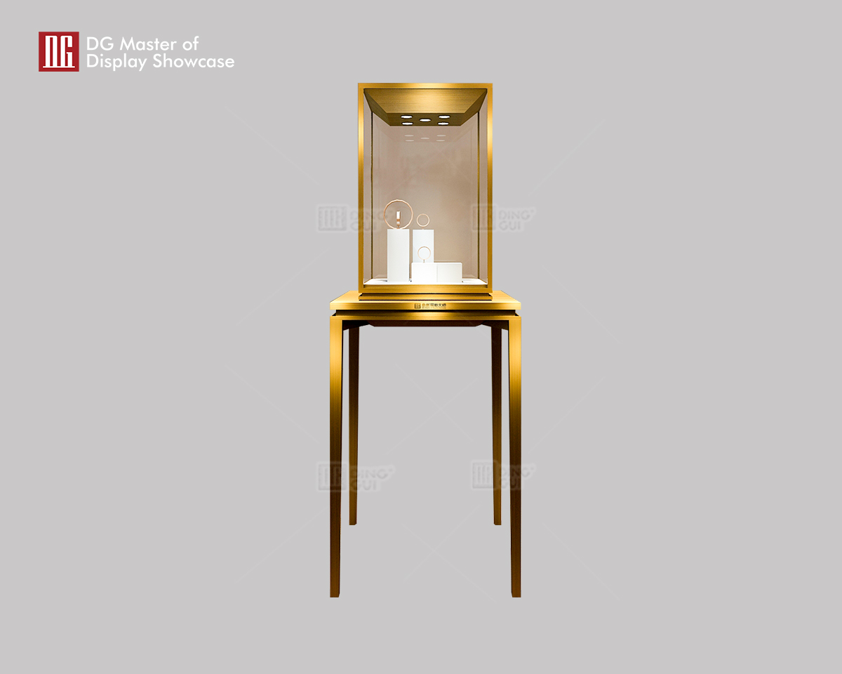 DG Showcase High End Jewelry Watch Showcase Display Factory Direct Sales Stainless Steel Cabinets 7