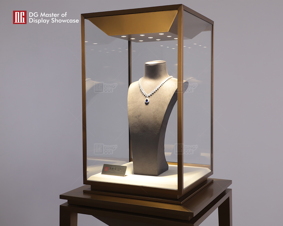 DG Showcase High End Jewelry Watch Showcase Display Factory Direct Sales Stainless Steel Cabinets 9