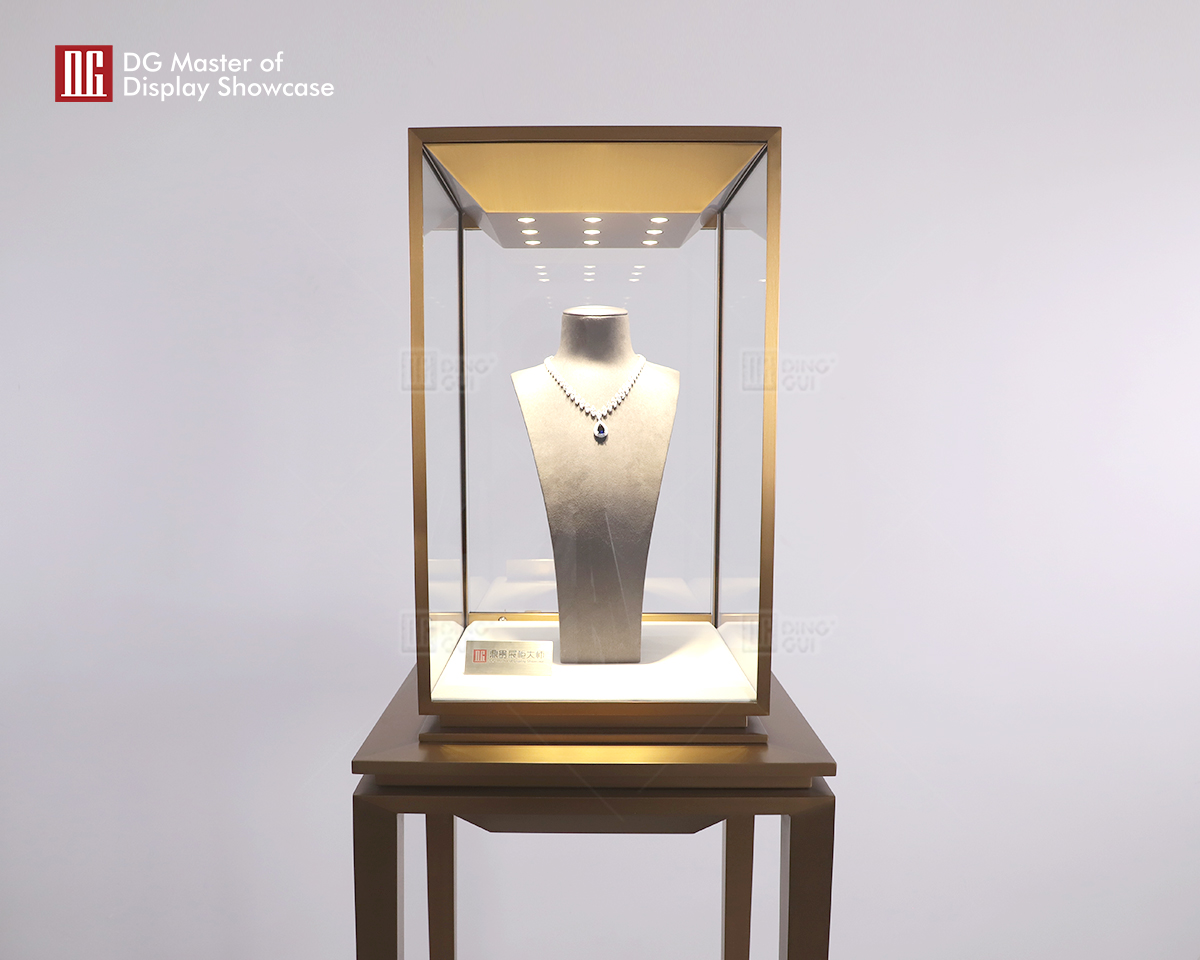 DG Showcase High End Jewelry Watch Showcase Display Factory Direct Sales Stainless Steel Cabinets 8