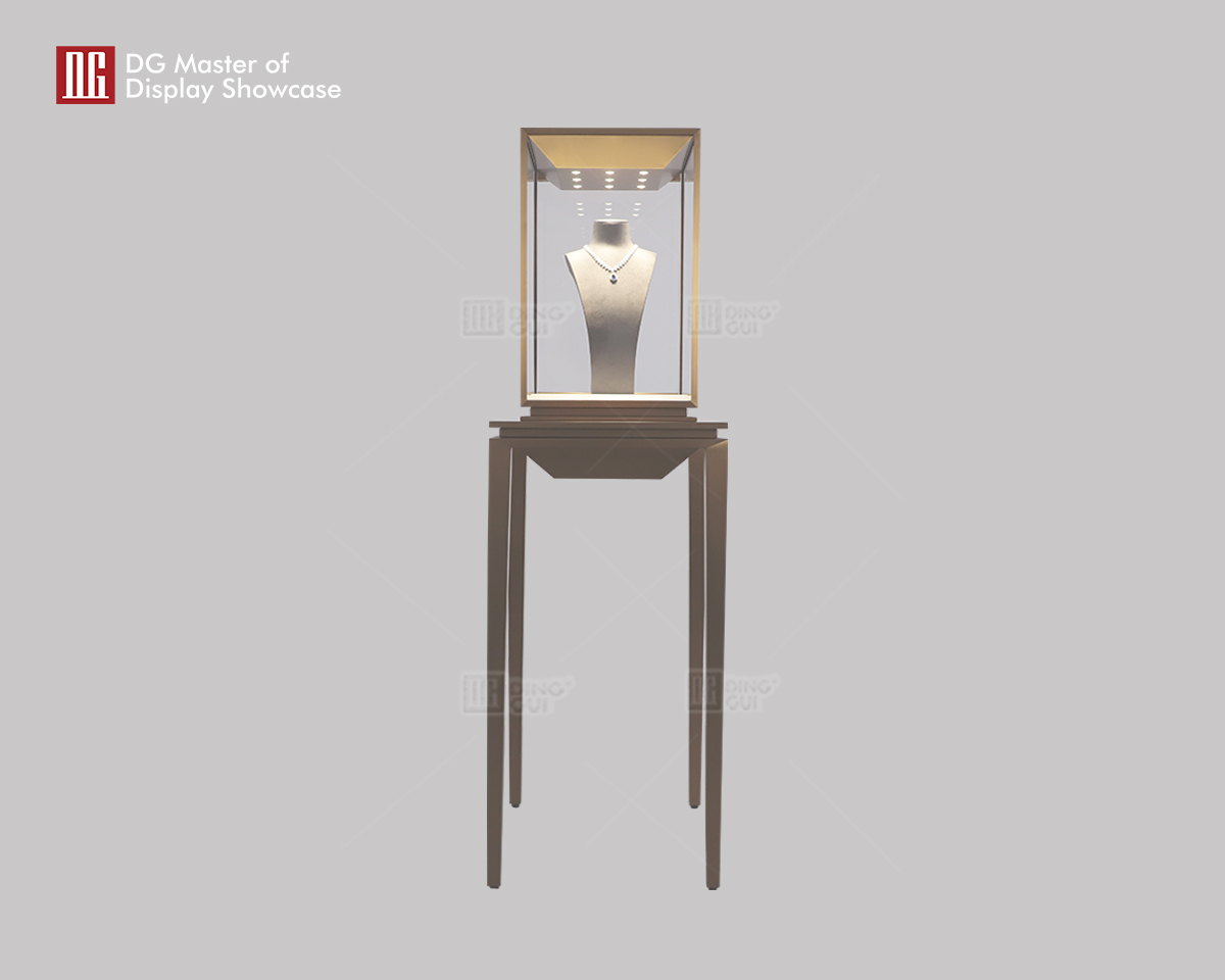 DG Showcase High End Jewelry Watch Showcase Display Factory Direct Sales Stainless Steel Cabinets 6