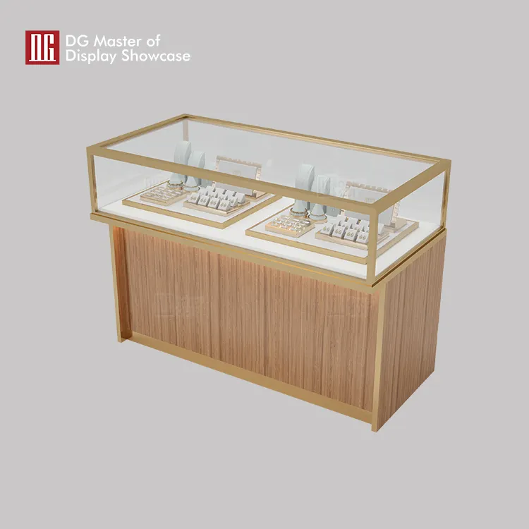 Custom jewelry store display cases wholesale Manufacturer | DG Display Showcase 3