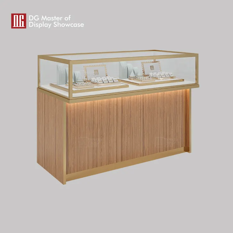 Custom jewelry store display cases wholesale Manufacturer | DG Display Showcase 4