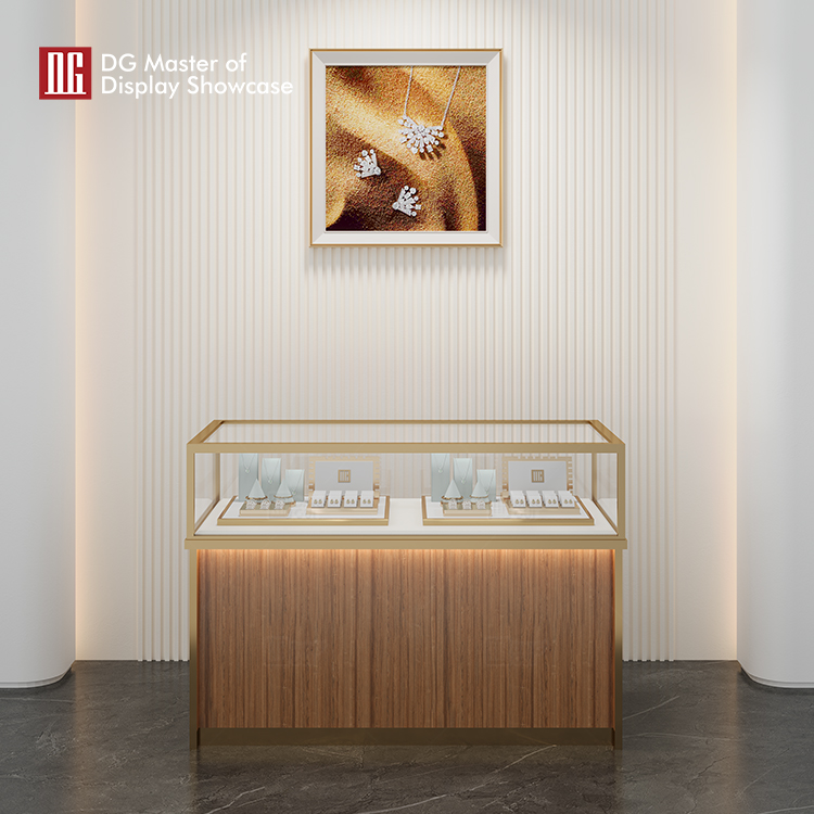 Custom jewelry store display cases wholesale Manufacturer | DG Display Showcase 6