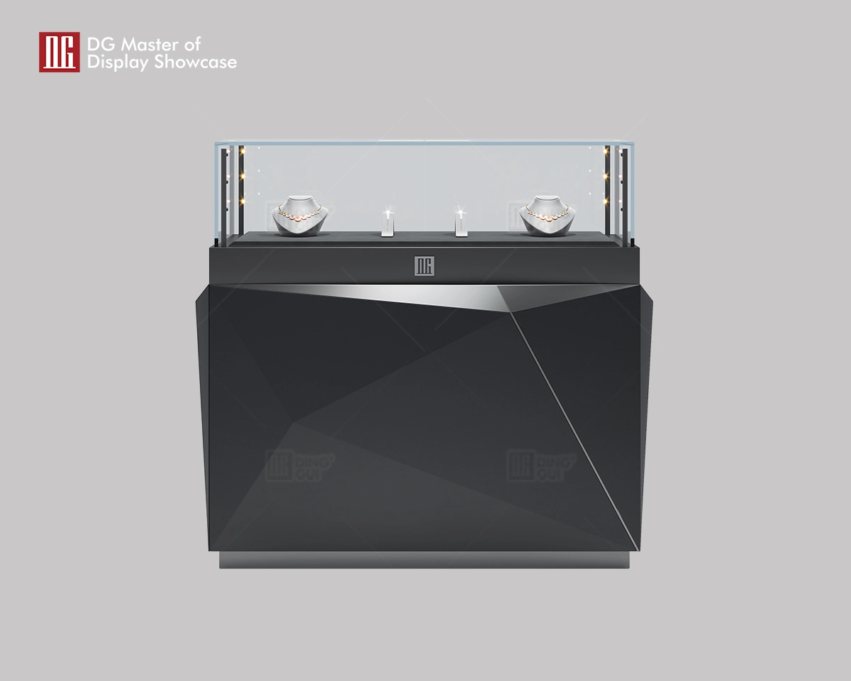 DG Showcase New Design Black Jewelry Watch Display Cabinet From China Manufacturer 1