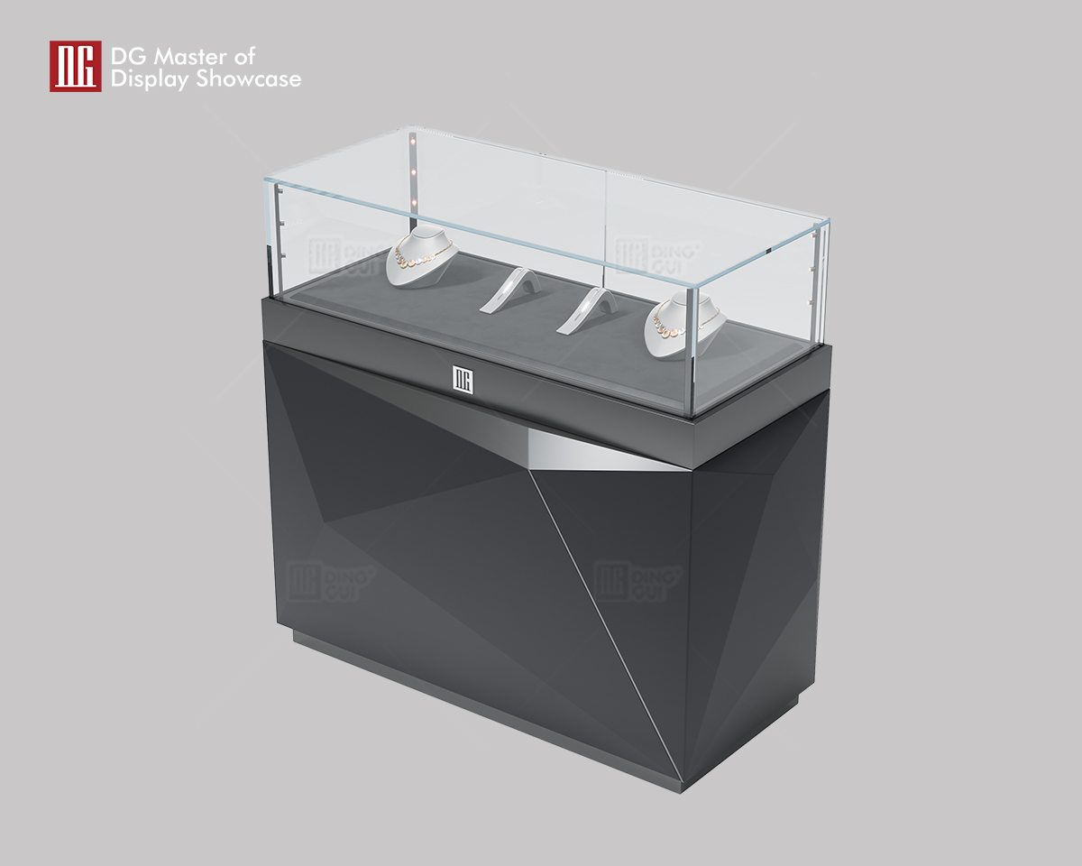 DG Showcase New Design Black Jewelry Watch Display Cabinet From China Manufacturer 9
