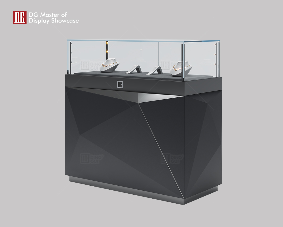 DG Showcase New Design Black Jewelry Watch Display Cabinet From China Manufacturer 8