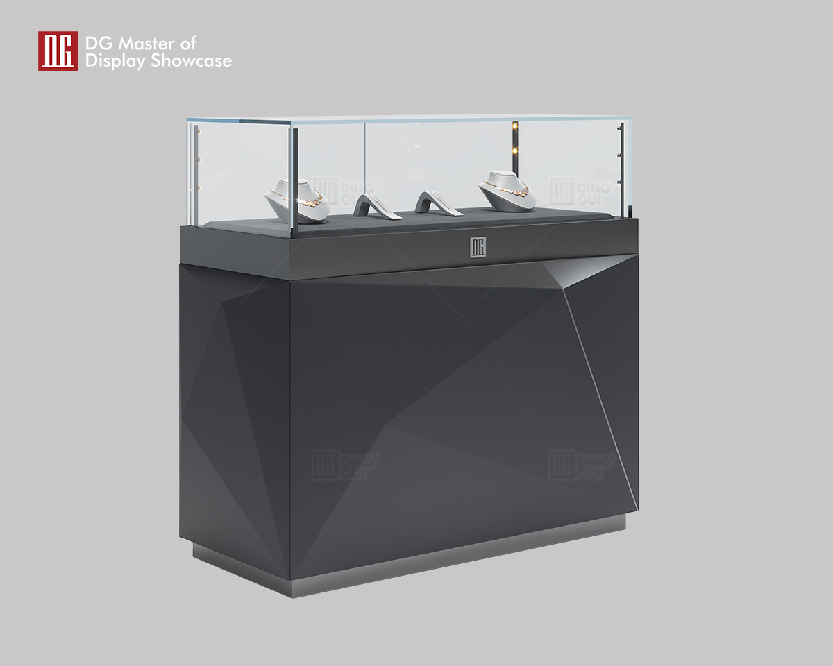 DG Showcase New Design Black Jewelry Watch Display Cabinet From China Manufacturer 7