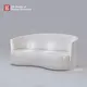 High-Quality White Leather Sofa for Luxury Jewelry Stores 4