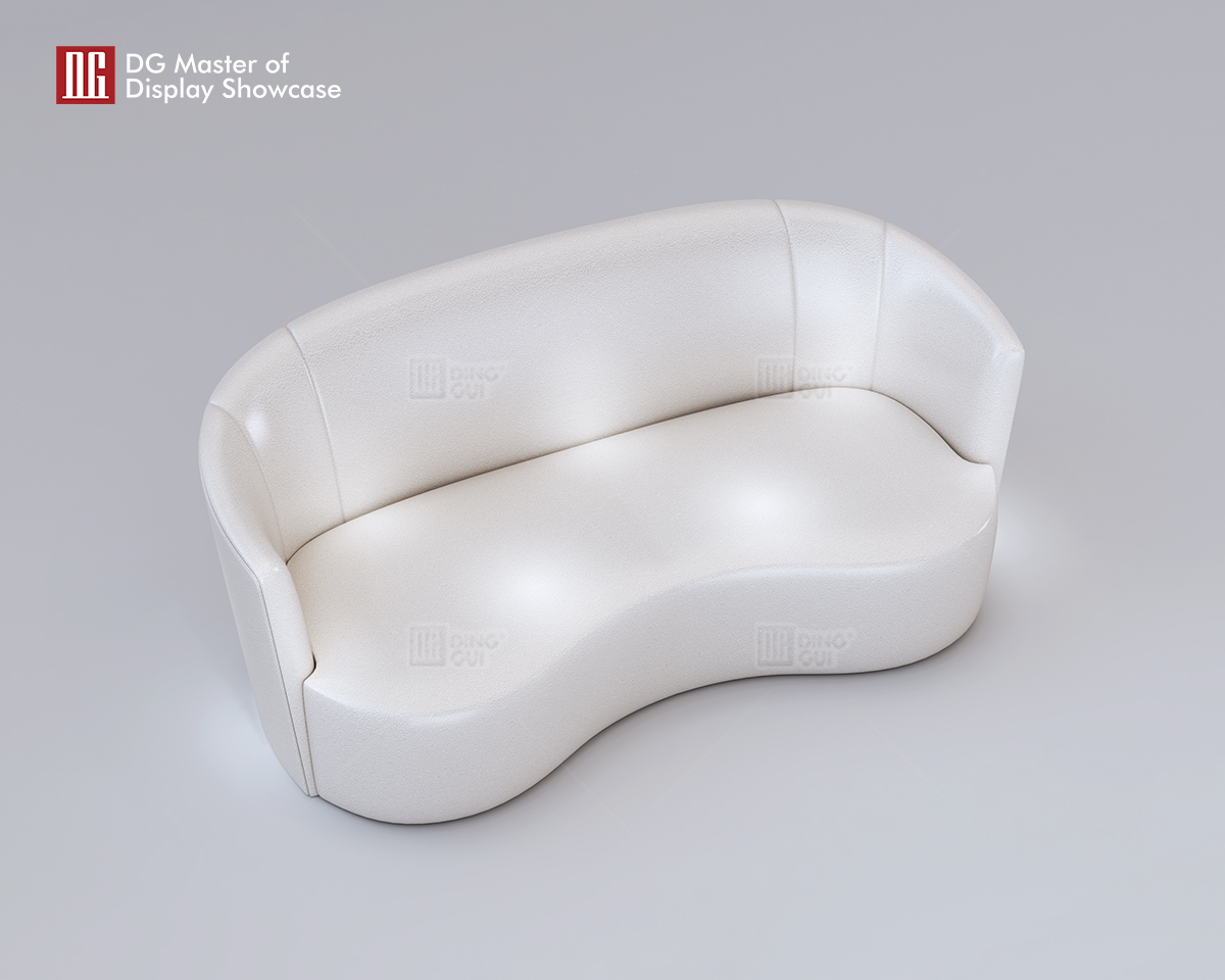 DG Showcase High End White Sofa Luxury Shop Furniture 7