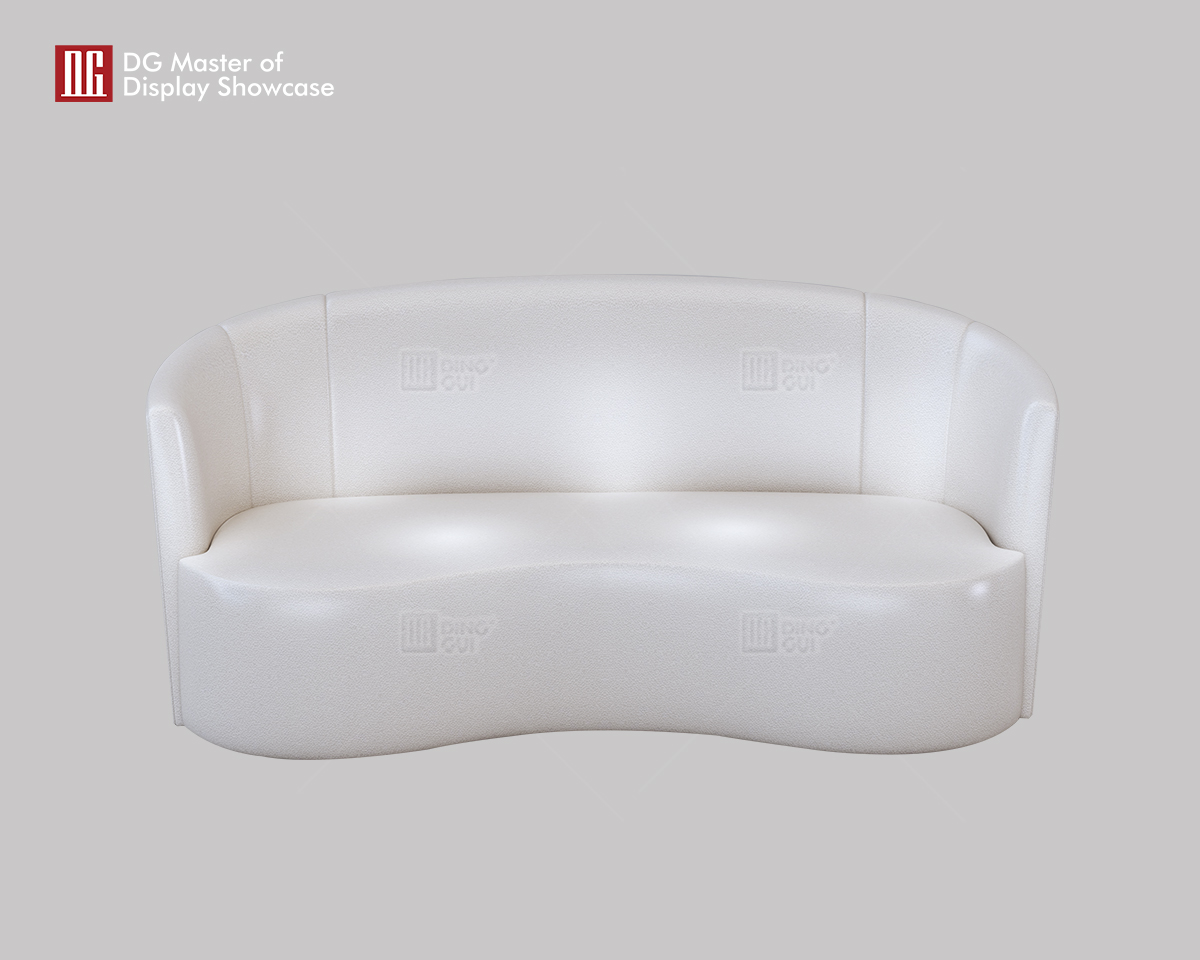 DG Showcase High End White Sofa Luxury Shop Furniture 6