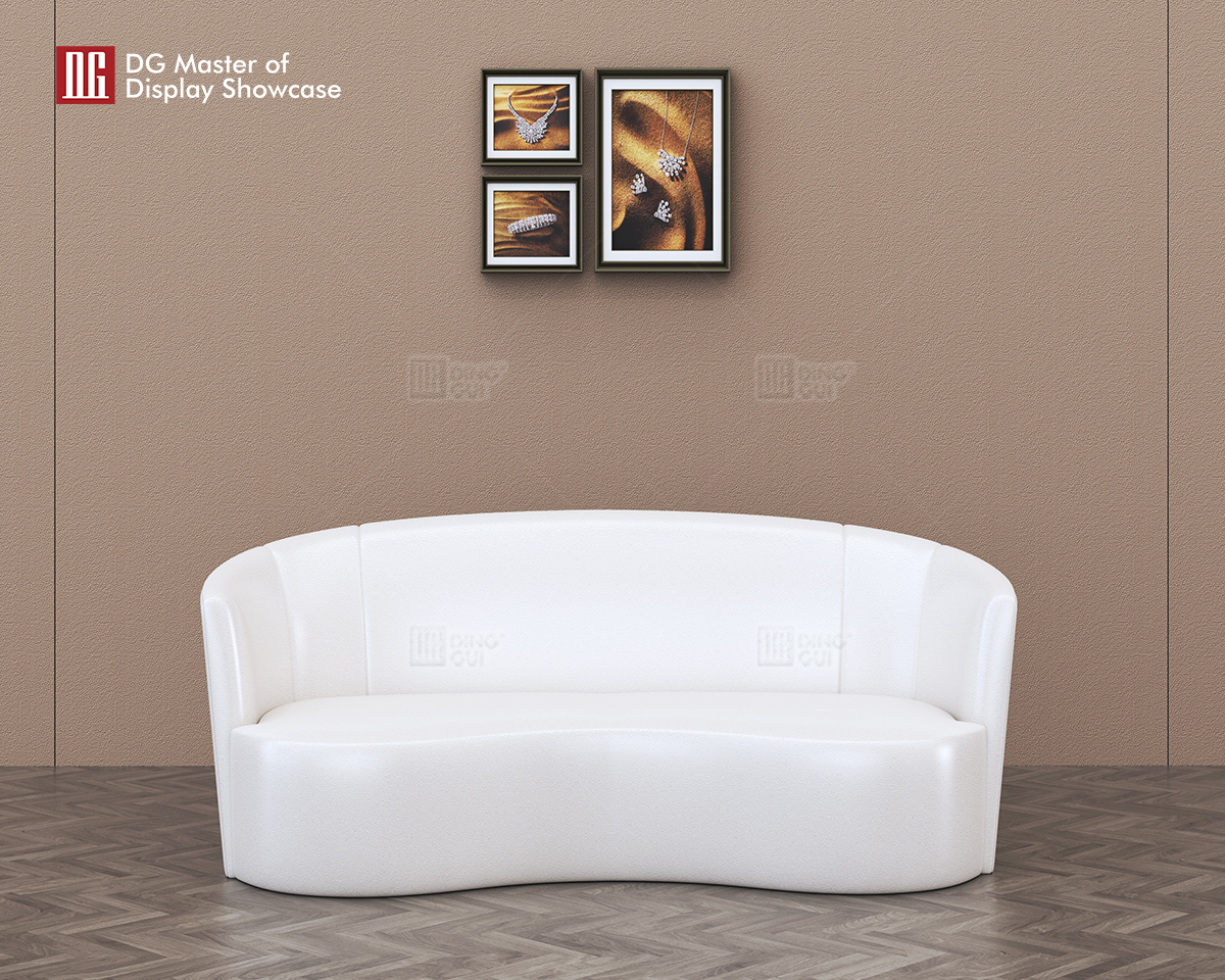 DG Showcase High End White Sofa Luxury Shop Furniture 10