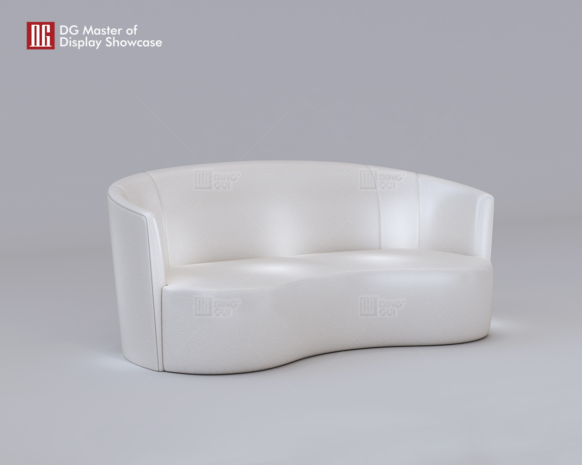 DG Showcase High End White Sofa Luxury Shop Furniture 8