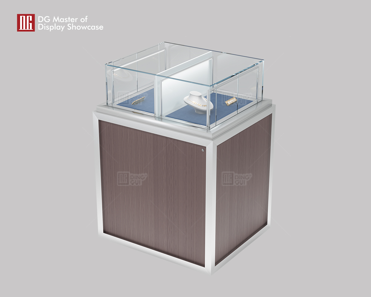 DG Showcase High End Luxury Jewelry Watch Display Cabinet Custom Intelligent Anti-theft Showcase Innovative Design 9