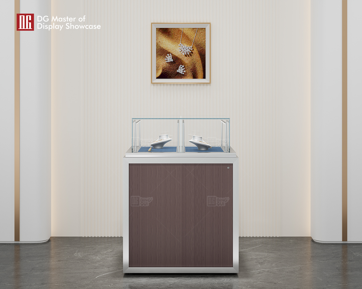 DG Showcase High End Luxury Jewelry Watch Display Cabinet Custom Intelligent Anti-theft Showcase Innovative Design 10