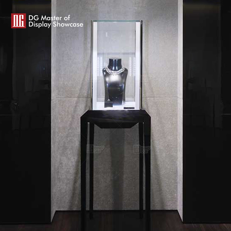 DG Display Showcase | high end free standing glass display case wholesale 8