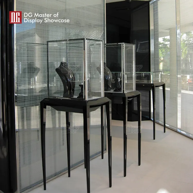 DG Display Showcase | high end free standing glass display case wholesale 3